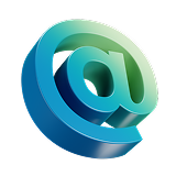 3d icon: at
